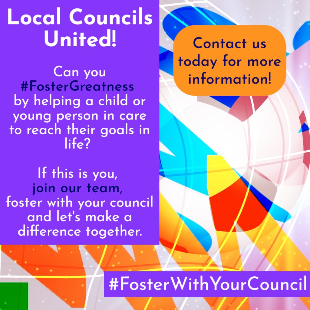 Local councils team up to achieve one goal – recruit the next generation of foster carers.